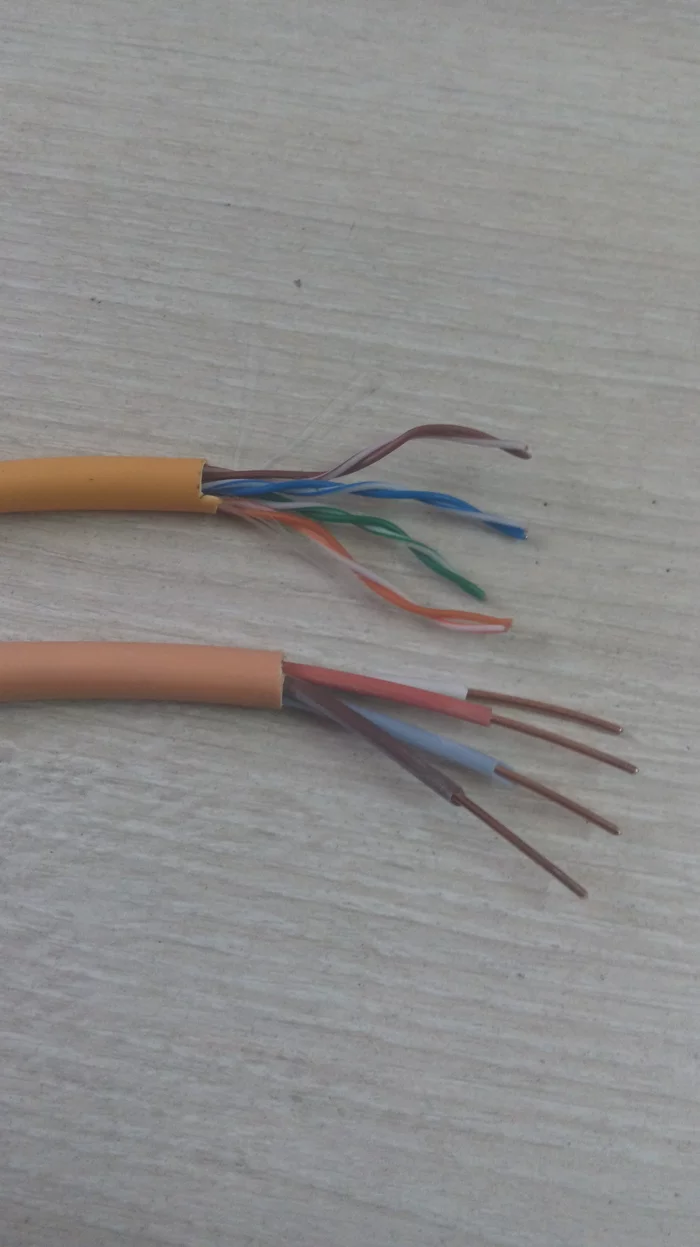 Is orange twisted pair fireproof? - The wire, Cable, Comparison, Fire safety, Longpost