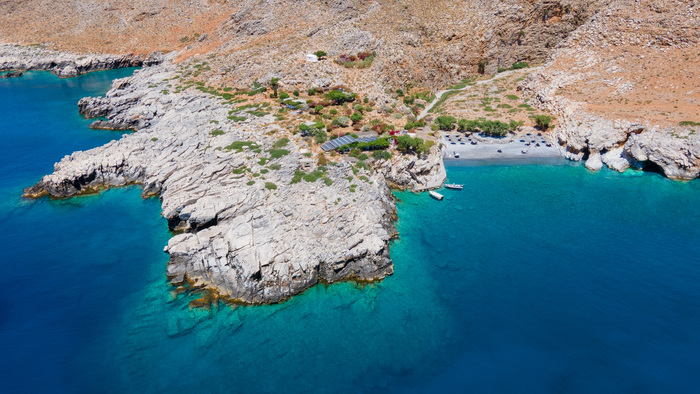 Marmara Beach Крит, Греция, Дрон, DJI, Фотография, Длиннопост