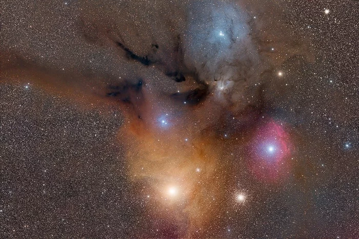 Antares Nebula - My, Space, Astronomy, Scorpion, Antares, Milky Way, Nebula, Video, Longpost