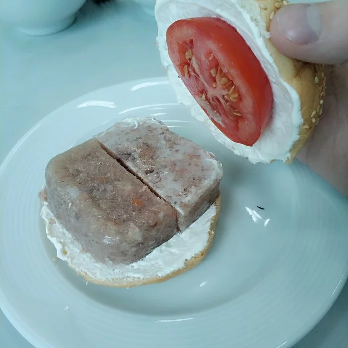 Russian response to McDonald's - My, Aspic, Jelly, Burger, Sandwich, Russian kitchen, Longpost