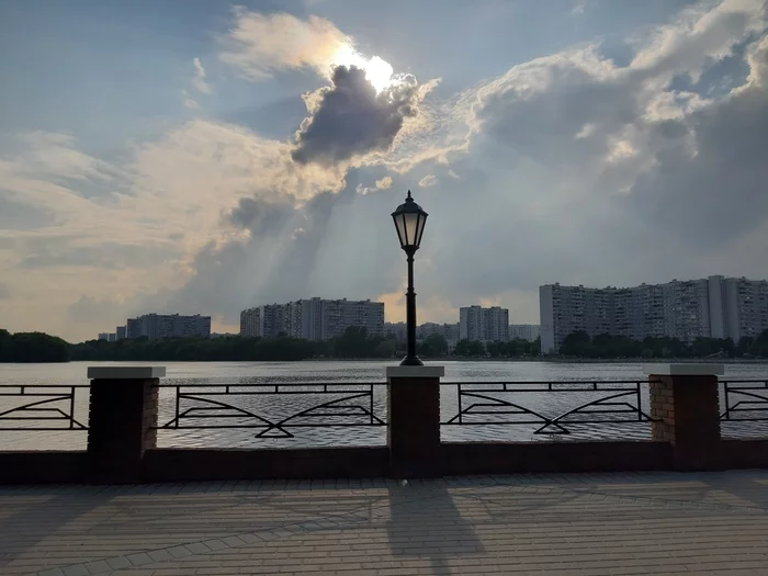 Park Pechatniki - My, The photo, Moscow, Moscow River, Embankment, Longpost