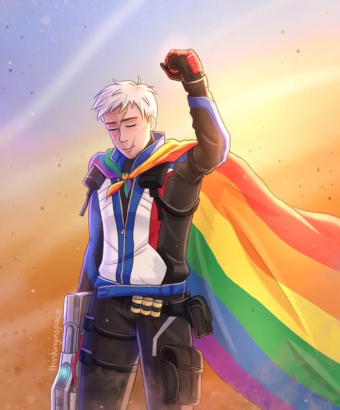 Jack Morrison. - Art, Gays, Overwatch, Soldier 76, Tracer, Lesbian, Longpost, Wrong guy