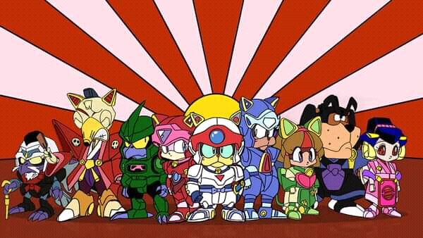 Samurai pizza cats - Anime, Anime art, , Longpost