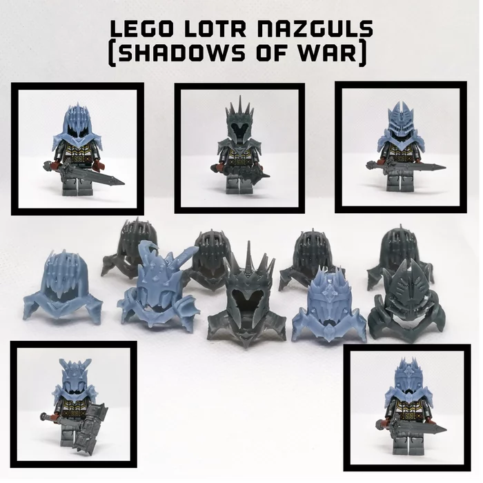 Lego Lord of the Rings Shadows of war - My, Lego, Lord of the Rings, Nazgul, Balrog, Constructor, Games, Toys, 3D, , Middle-Earth: Shadow of War, Longpost