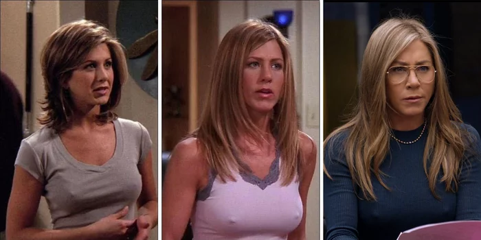 Attention to detail - TV series Friends, Jennifer Aniston, Friends, Nipples, Actors and actresses