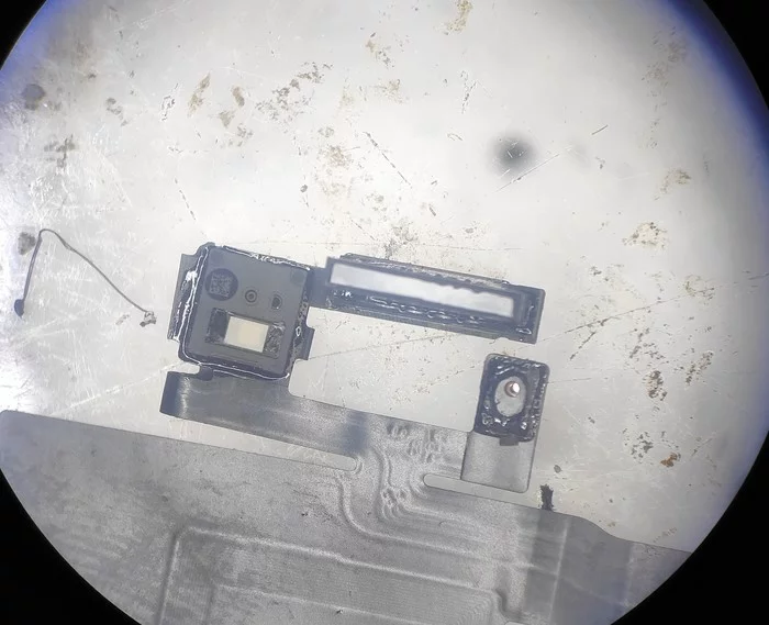How to screw in a 10k screw. - My, Moscow, iPhone X, Apple, With your own hands, Soldering, Repair of equipment, Rebolling, Instructions, Longpost