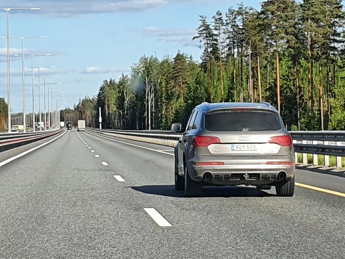 Попался на м11 - Моё, Автомобильные номера, Авто, Трасса