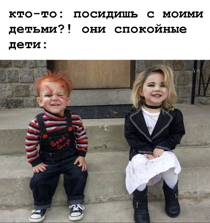 In every little child - My, Memes, Children, Chucky, Bride of Chucky, Humor, Picture with text, Horror