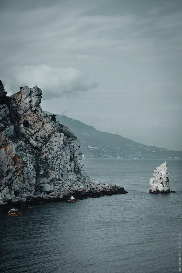 Rock Sail | Crimea - My, Crimea, Rock Sail, Yalta, swallow's Nest, Canon, Black Sea, Alushta, Coast, Longpost
