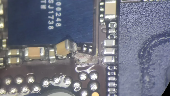 How to screw in a 10k screw. - My, Moscow, iPhone X, Apple, With your own hands, Soldering, Repair of equipment, Rebolling, Instructions, Longpost