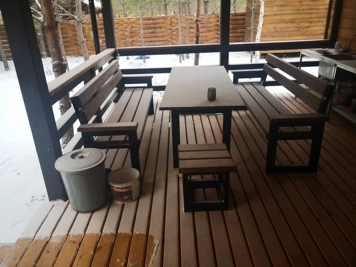 DIY garden furniture - My, Dacha, Furniture, With your own hands, Longpost, Needlework with process
