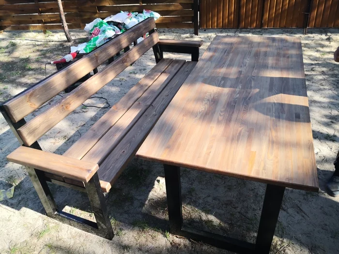 DIY garden furniture - My, Dacha, Furniture, With your own hands, Longpost, Needlework with process