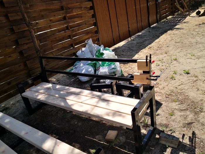 DIY garden furniture - My, Dacha, Furniture, With your own hands, Longpost, Needlework with process