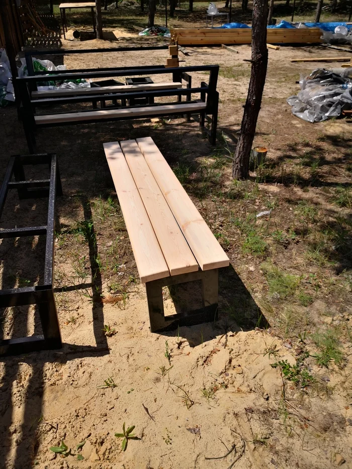 DIY garden furniture - My, Dacha, Furniture, With your own hands, Longpost, Needlework with process