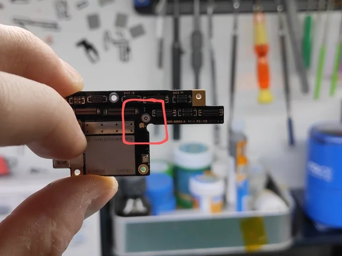 How to screw in a 10k screw. - My, Moscow, iPhone X, Apple, With your own hands, Soldering, Repair of equipment, Rebolling, Instructions, Longpost
