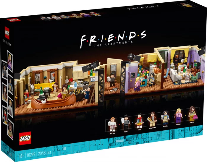 LEGO. Apartments of the heroes of the series Friends - My, Lego, Serials, TV series Friends, Longpost, Constructor