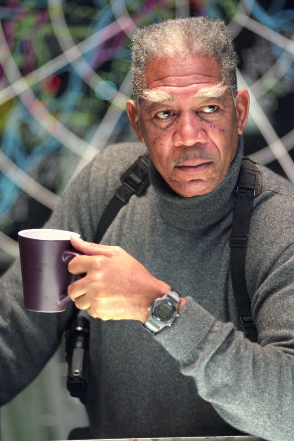 Morgan Freeman as Colonel Curtis in Dreamcatcher (2003) - Morgan Freeman, Stephen King, Screen adaptation, Actors and actresses