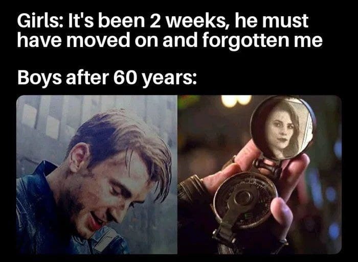 Years later - Picture with text, Humor, Captain America