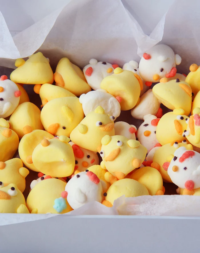 Stoned ducks and hens - My, Гусь, Marshmallow, Recipe, Cooking, Yummy, Sweets, Video, Longpost