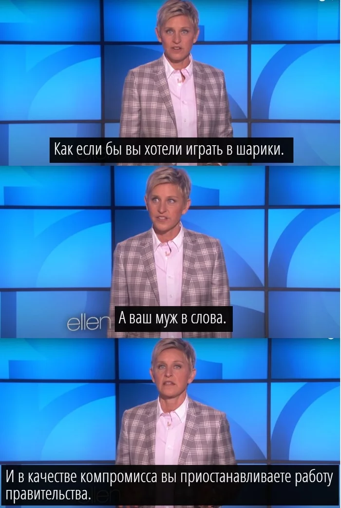 The Ellen DeGeneres Show - Politics, The americans, Evening show, Ellen DeGeneres