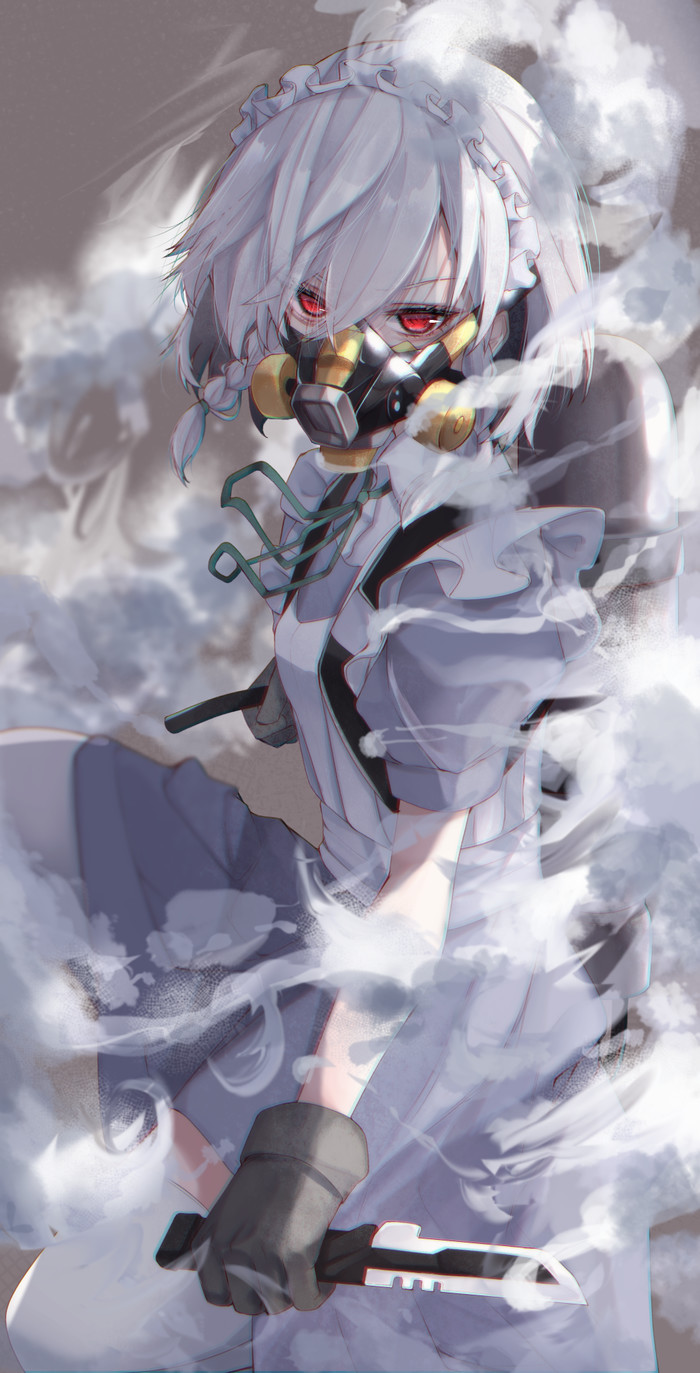 Izayoi Sakuya Touhou, Anime Art, , Izayoi Sakuya