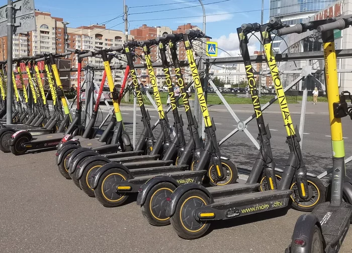 In St. Petersburg, the TFR and the Ministry of Internal Affairs conduct searches in electric scooter rental services - Electric aircraft, Kick scooter, Electric transport, Negative