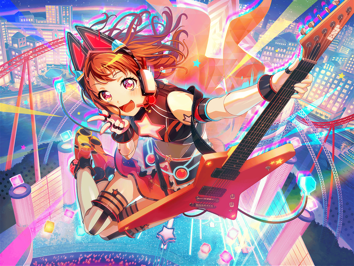 Bang Dream! - Poppin' Party -  ,   , Anime Art, Bang Dream!, Bang Dream! Girls Band Party!, 