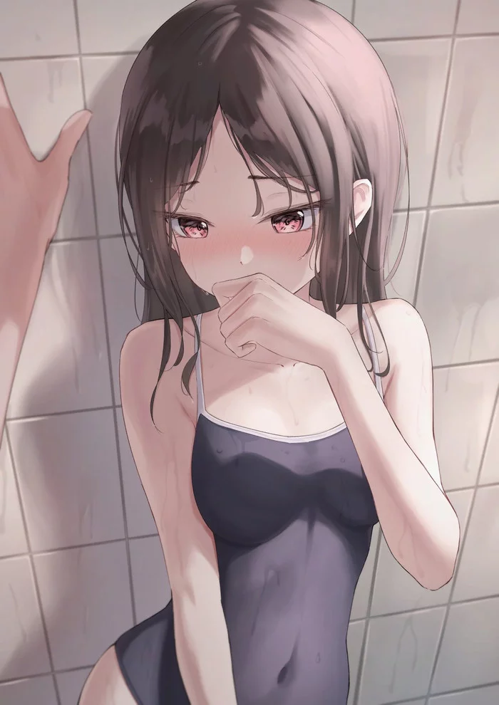 Kabe-dong - Kaguya-Sama wa Kokurasetai, Shinomiya kaguya, Anime art, Anime, Swimsuit, Kabe-dong