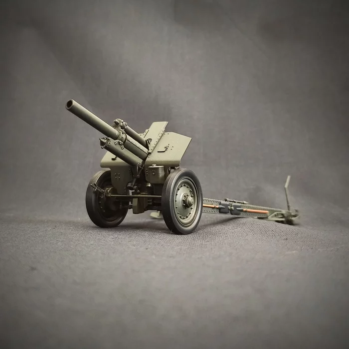 Howitzer M-30 Mother - My, Hobby, the USSR, Uztm, Artillery, The Second World War, The Great Patriotic War, Military equipment, Collection, , Scale model, Longpost