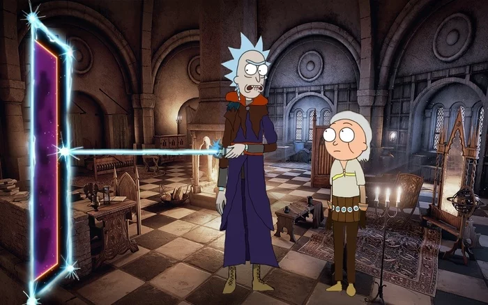 Stregobor and Cirilla - Witcher, Geralt of Rivia, Stregobor, Rick and Morty
