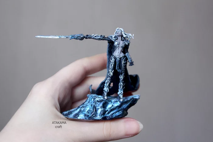 Lich Queen - handmade miniature figurine (World of Warcraft) - My, World of warcraft, Figurines, Lich King, Warcraft, Handmade, Miniature, Creation, Blizzard, Longpost