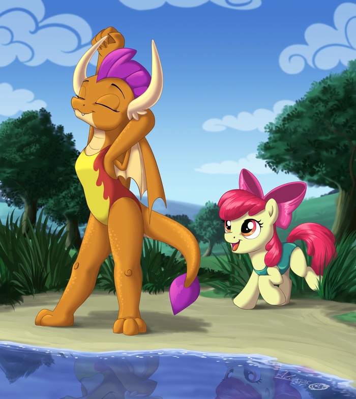  ,     ! My Little Pony, , Applebloom, Smolder