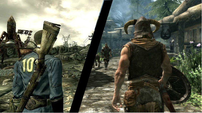 Skiyrim  Fallout 3