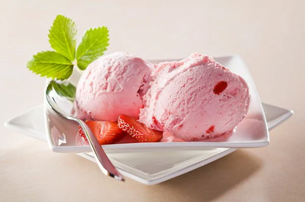 How to make strawberry ice cream - My, Food, Recipe, Cooking, Preparation, Quickly, Longpost