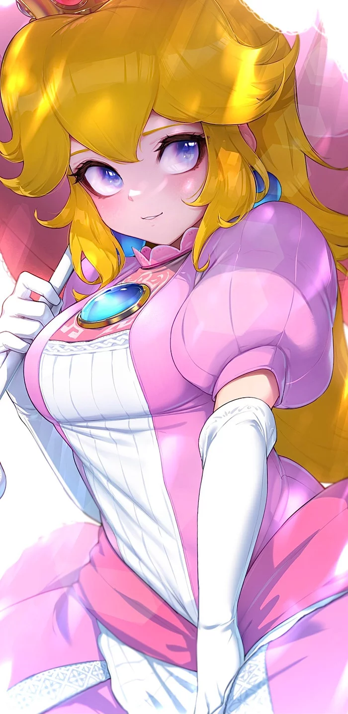 Princess Peach - Art, Princess peach, Mario, Drawing, Girls, Games