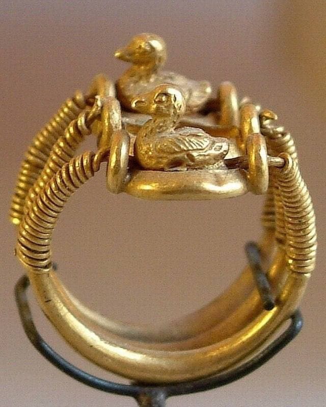 Duck ring - Story, Ancient Egypt, Duck, Isis