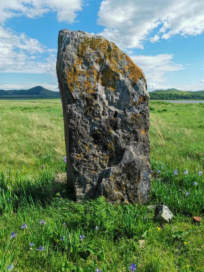 Menhir - in fact, the first authentically man-made structures that have survived to this day .... (quote from Wiki) - My, Shira, Khakassia, Nature, Summer, Longpost