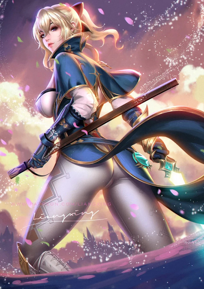 Genie - Genshin impact, Jean, Liang xing, Anime art, Games, Art