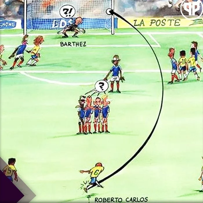 24 years ago Roberto Carlos skillfully used all the laws of physics! - Football, Roberto Carlos, Brazil