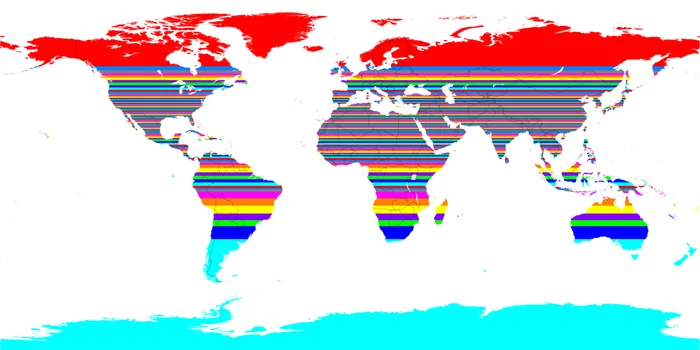 Visualization of the Earth's population - Data, Visualization, Population, Planet, Land