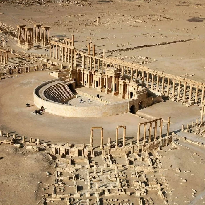 Roman theater in Palmyra, Syria, 2nd century AD - Syria, Palmyra, From the network