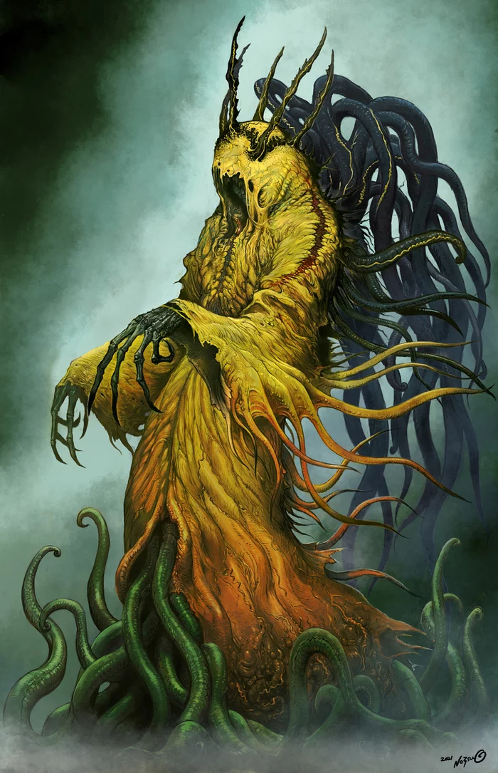 king in yellow - Howard Phillips Lovecraft, Hastur, Art