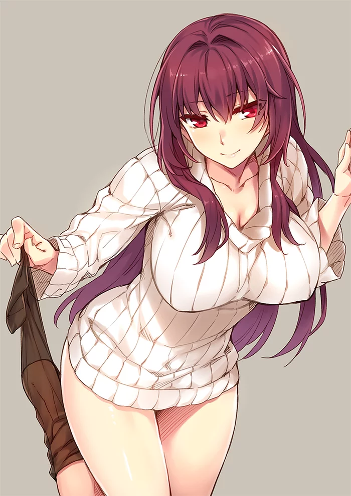 Scathach - NSFW, Аниме, Арт, Anime Art, Fate, Fate Grand Order, Scathach