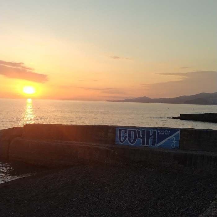 Sochi - My, Sochi, Sunset, Sea