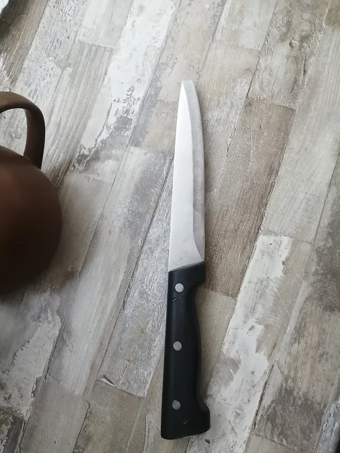 Ax porridge - My, Life stories, Food, Knife