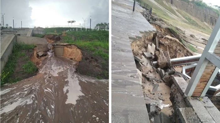 The downpour washed away the park Gorki for 85 million - My, Voronezh region, Voronezh, The park, Reconstruction, Beautification, Budget