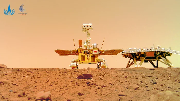 China releases new photos from Mars - China, Mars, Cosmonautics, Space exploration, Longpost