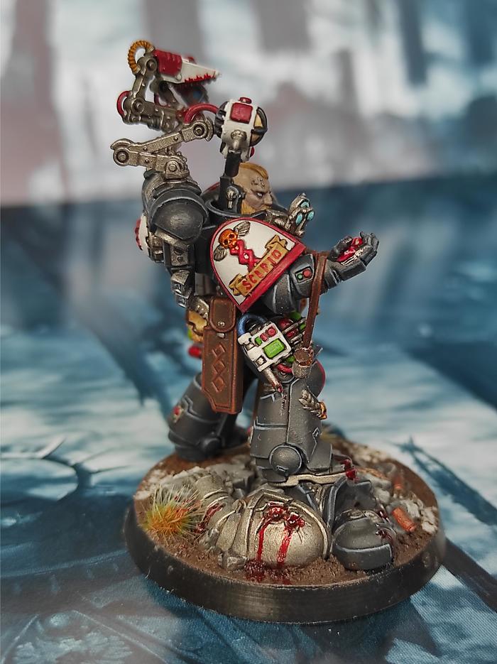 Deathwatch Primaris Apothecary Warhammer, Warhammer 40k, Wh miniatures, Wh painting, Death Watch, 