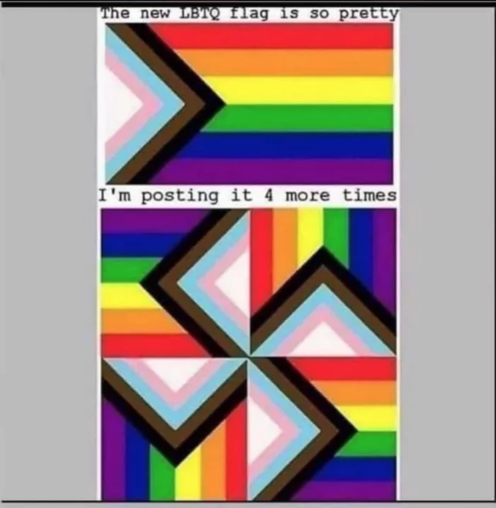 New flag - LGBT, Humor, Swastika