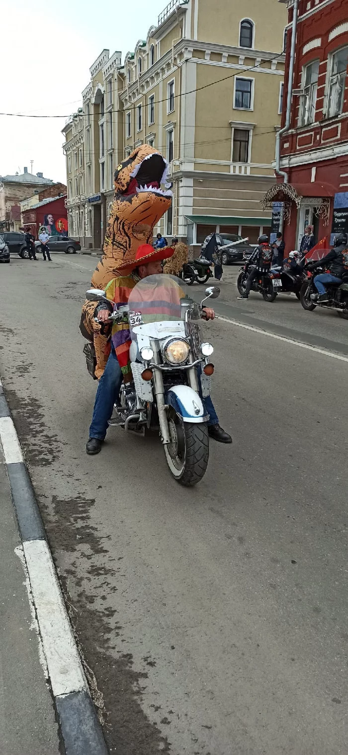 mexican jurassic biker - Tula, Motorcycles, Dinosaurs, Longpost, Moto